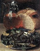 FLEGEL, Georg Still-life with Fish dfgw oil painting on canvas